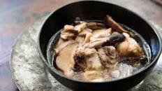 Chicken Soup With Ginger and Shiitake Mushrooms