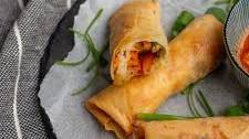 Chicken & Vegetable Spring Rolls