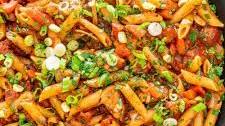 Chicken and Sausage Penne Jambalaya
