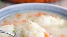 Chicken and Vegetable Dumpling Soup