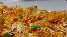 Chicken and vegetable biryani