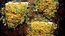 Chickpea Encrusted Fish with Jalapeno Lime Tartar Sauce