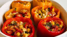 Chickpea Stuffed Peppers Recipe