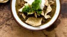 Chile verde con carne (beef green chili)