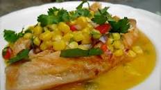 Chilean Fish With Honey-Mango Sauce