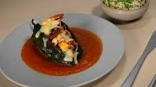 Chiles rellenos de mariscos