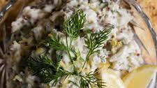 Chilled Crab Dip with Crème Fraîche + Herbs