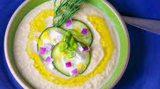Chilled Cucumber Hummus Soup (Gluten-Free)