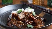 Chinese Braised Aubergine and Tofu