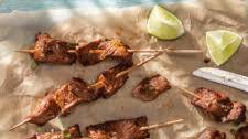 Chipotle-lime Air Fryer Beef Skewers
