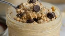 Chocolate Chip Cookie Dough Overnight Oats