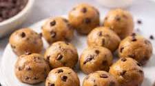 Chocolate Chip Cookie Dough Protein Bites