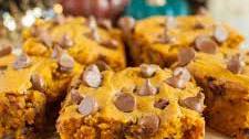 Chocolate Chip Pumpkin Bars