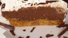 Chocolate Cream Pie with Graham Cracker Crust