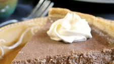 Chocolate Custard Pie, Low Carb