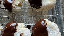 Chocolate Dipped Almond Flour Amaretti Cookies