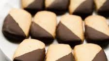 Chocolate Dipped Shortbread Cookies