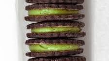 Chocolate Matcha Sandwich Cookies