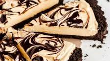 Chocolate Peanut Butter Swirl Tart