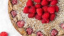 Chocolate Raspberry Brownie Cake