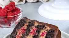 Chocolate Raspberry Mousse Cake