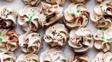 Chocolate Swirl Meringue Cookies