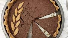 Chocolate Zucchini Pie on Whole Wheat Crust