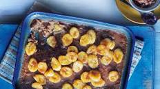 Chocolate & banana rice pudding