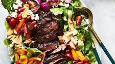 Chopped Greek Salad with Grilled Steak Is the Best Thing to Happen to Your Summer BBQ