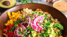 Chopped Southwest Salad with Chipotle Dressing