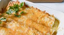 Cilantro Lime Chicken Enchiladas