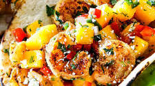 Cilantro Lime Shrimp Tacos with Mango Salsa