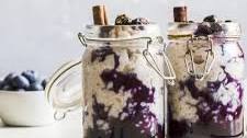 Cinnamon Blueberry Rice Pudding