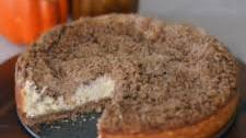 Cinnamon Crumble Maple Cheesecake