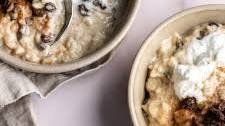 Cinnamon Raisin Rice Pudding