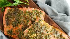 Citrus and Herb Crusted Salmon