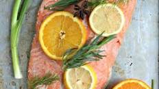 Citrus and Herb Poached Salmon