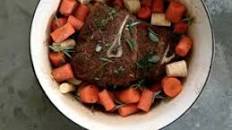 Citrus and Herb Pot-Roast with Carrots and Parsnips