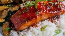 Citrus and Honey Glazed Salmon Teriyaki
