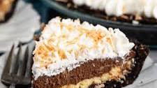 Coconut Chocolate Pudding Pie