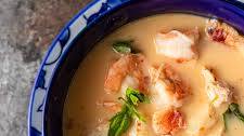 Coconut Crab Soup with Shrimp