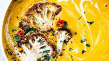 Coconut Curried Cauliflower Soup Recipe