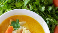 Coconut Curry Wonton Soup