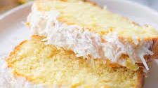 Coconut-Lemon Loaf with Coconut Lemon Glaze