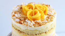 Coconut Mango Layer Cake