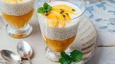 Coconut Mango Sago (Tapioca )Pudding