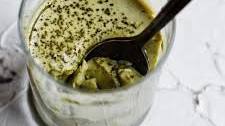 Coconut Matcha Pudding