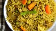 Coconut Mint Based Vegetable Biryani