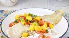 Coconut Rice & Tropical Salsa for Fish