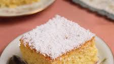 Coconut Semolina Cake -Revani